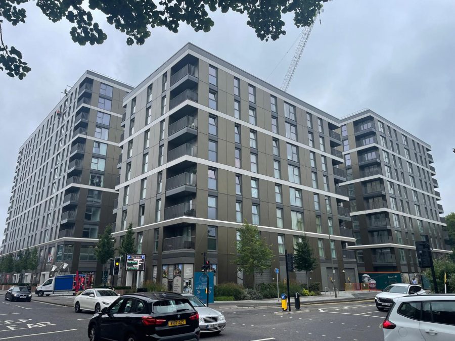 The Eden Grove multi-block residential scheme in Staines-upon-Thames by Berkeley St Edward.